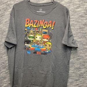Funko Pop Bazinga (Big Bang) T shirt size XL